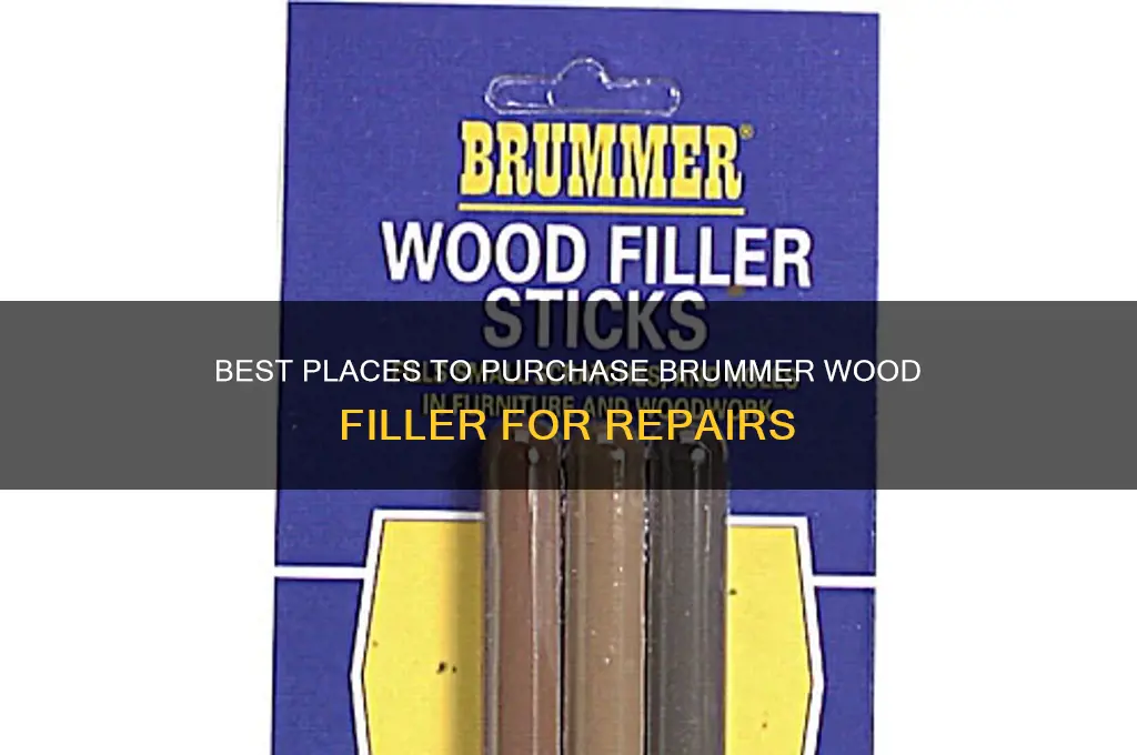 where to buy brummer wood filler