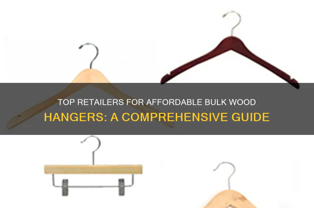 where to buy bulk wood hangers