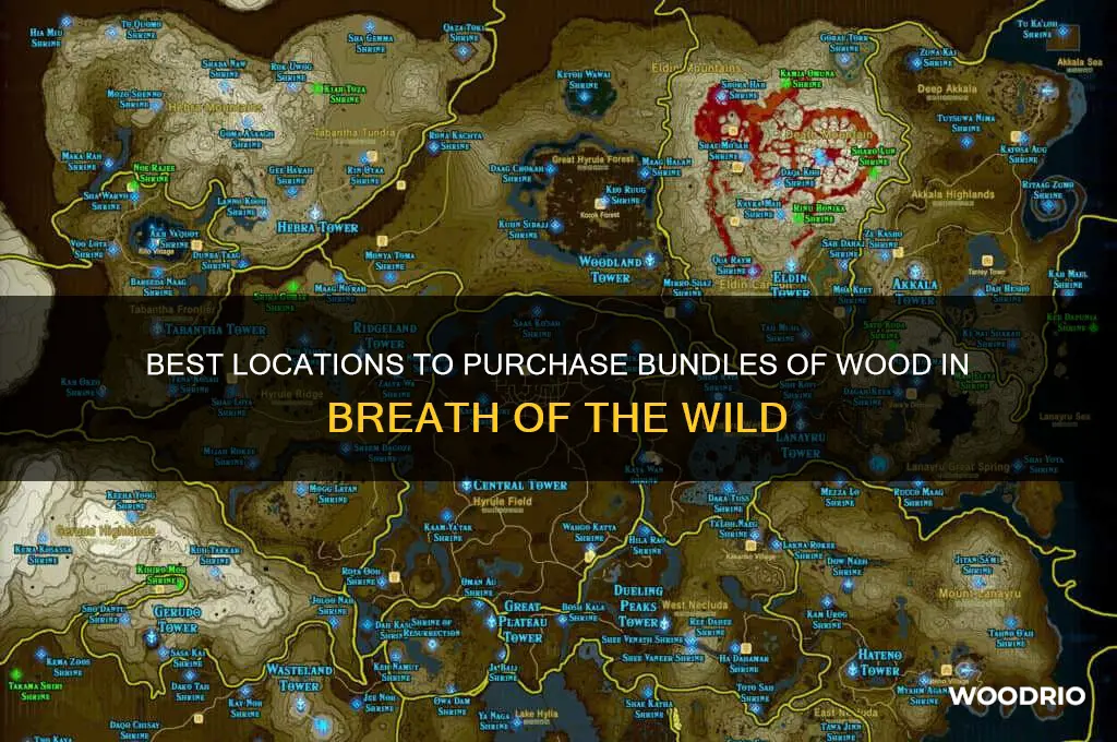 where to buy bundles of wood breath of the wild
