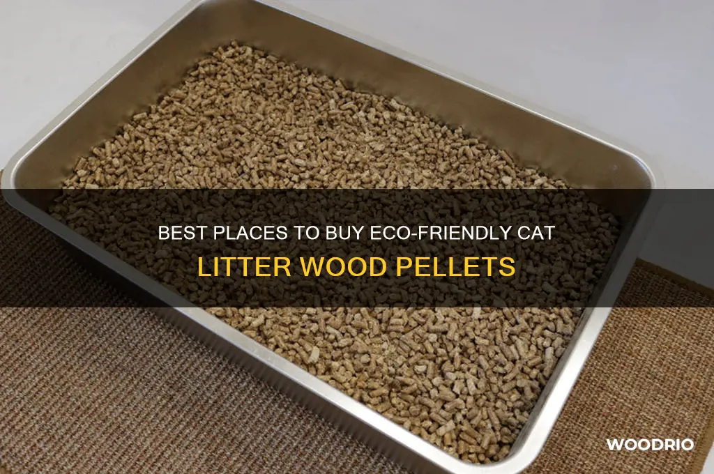 where to buy cat litter wood pellets