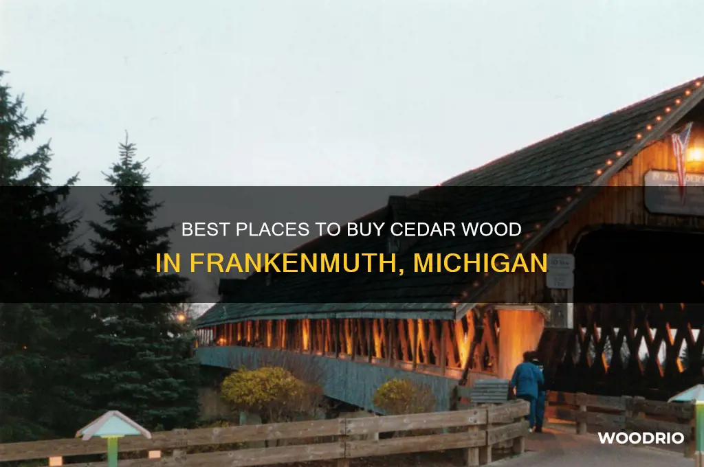 where to buy cedar wood in frankenmuth michigan