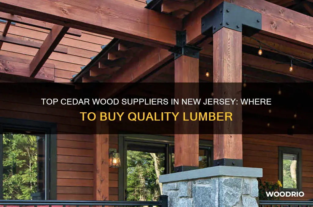 where to buy cedar wood in nj