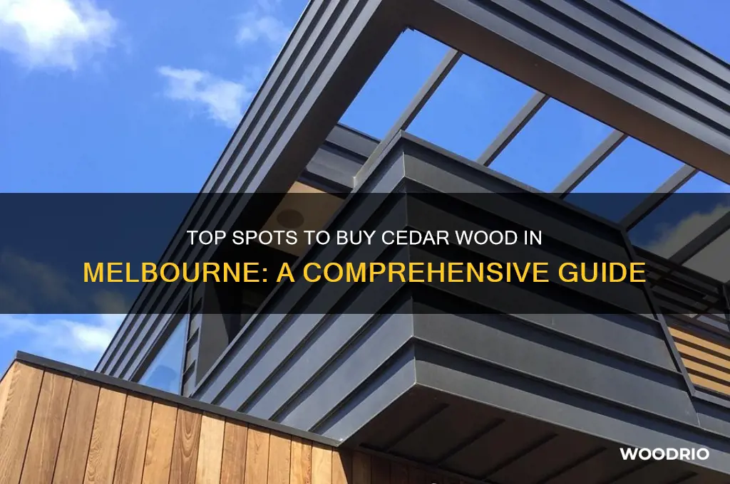 where to buy cedar wood melbourne