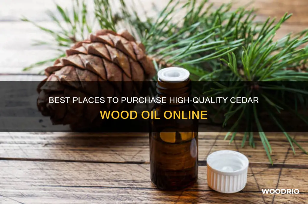 where to buy cedar wood oil