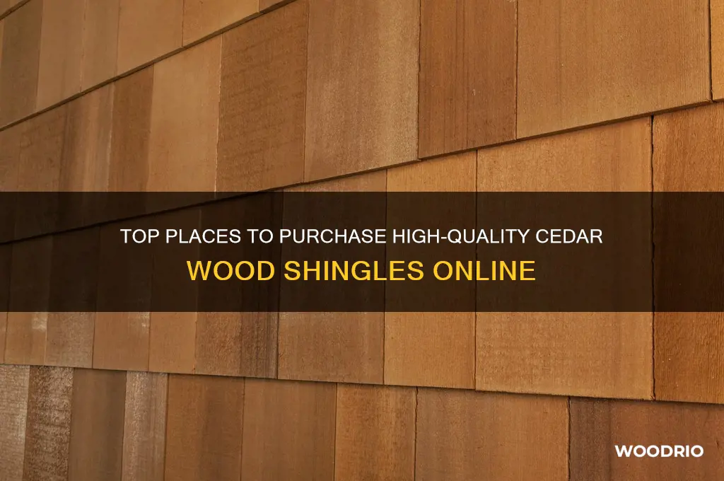 where to buy cedar wood shingles