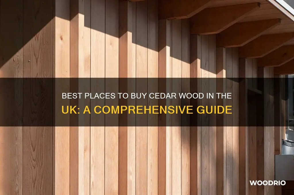 where to buy cedar wood uk