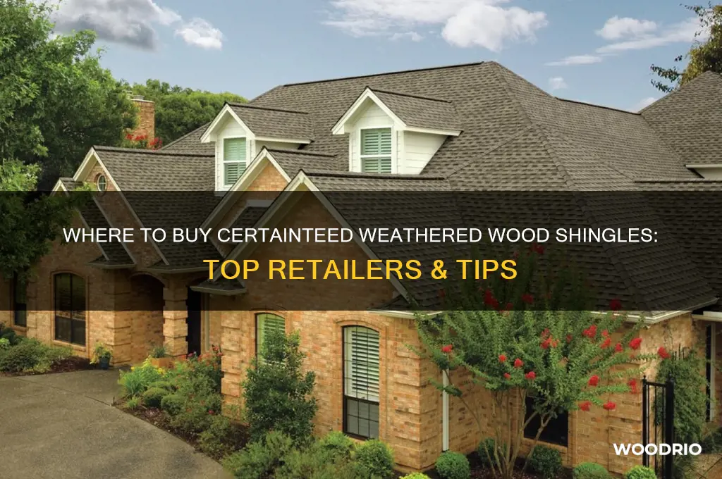 where to buy certainteed weathered wood shingles