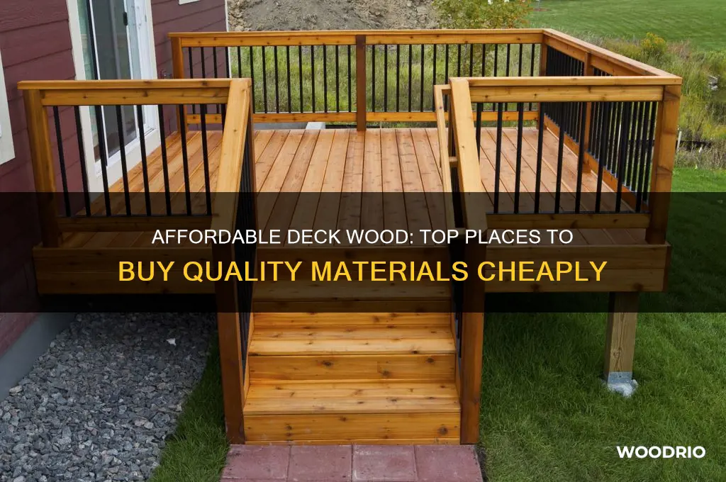 where to buy cheap deck wood