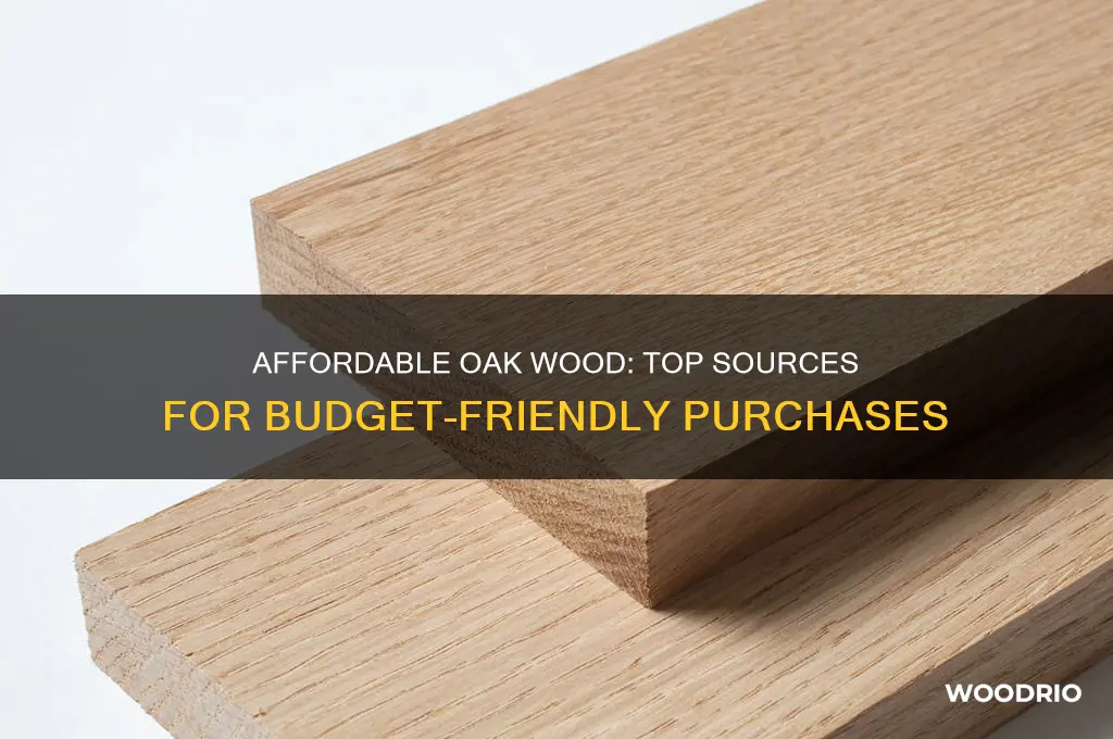 where to buy cheap oak wood