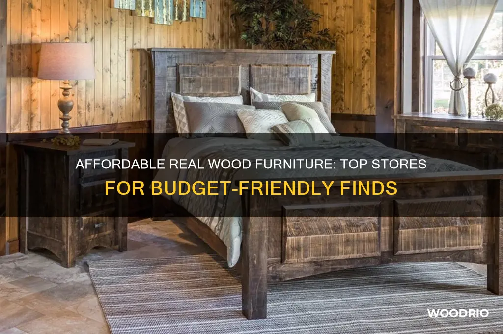 where to buy cheap real wood furniture