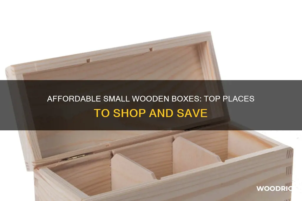 where to buy cheap small wooden box