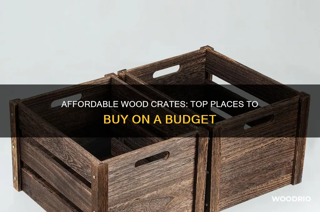where to buy cheap wood crates