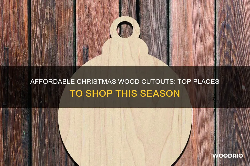 where to buy cheap wood cut out of christmas