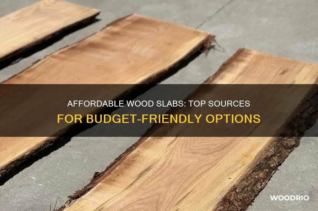 where to buy cheap wood slabs