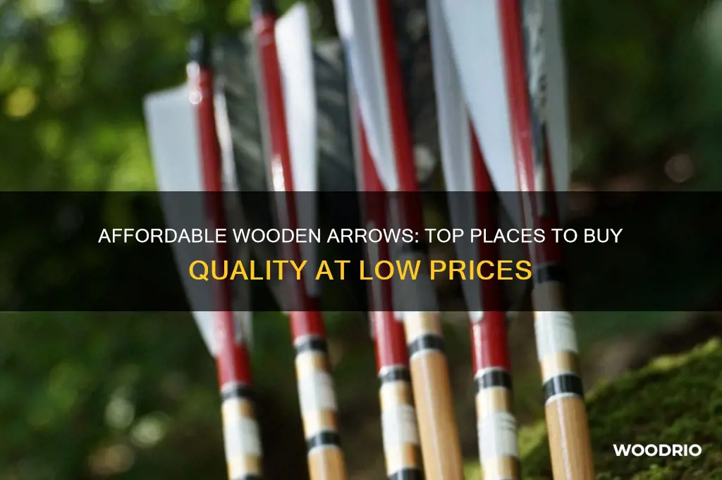 where to buy cheap wooden arrows