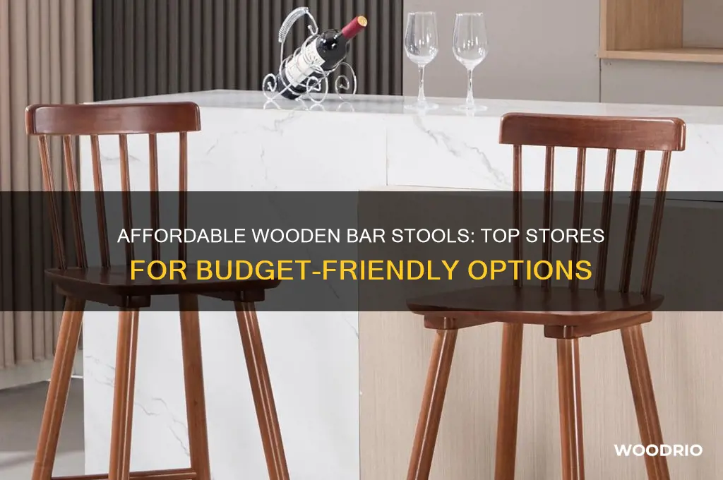 where to buy cheap wooden bar stools