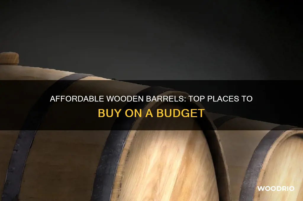 where to buy cheap wooden barrels