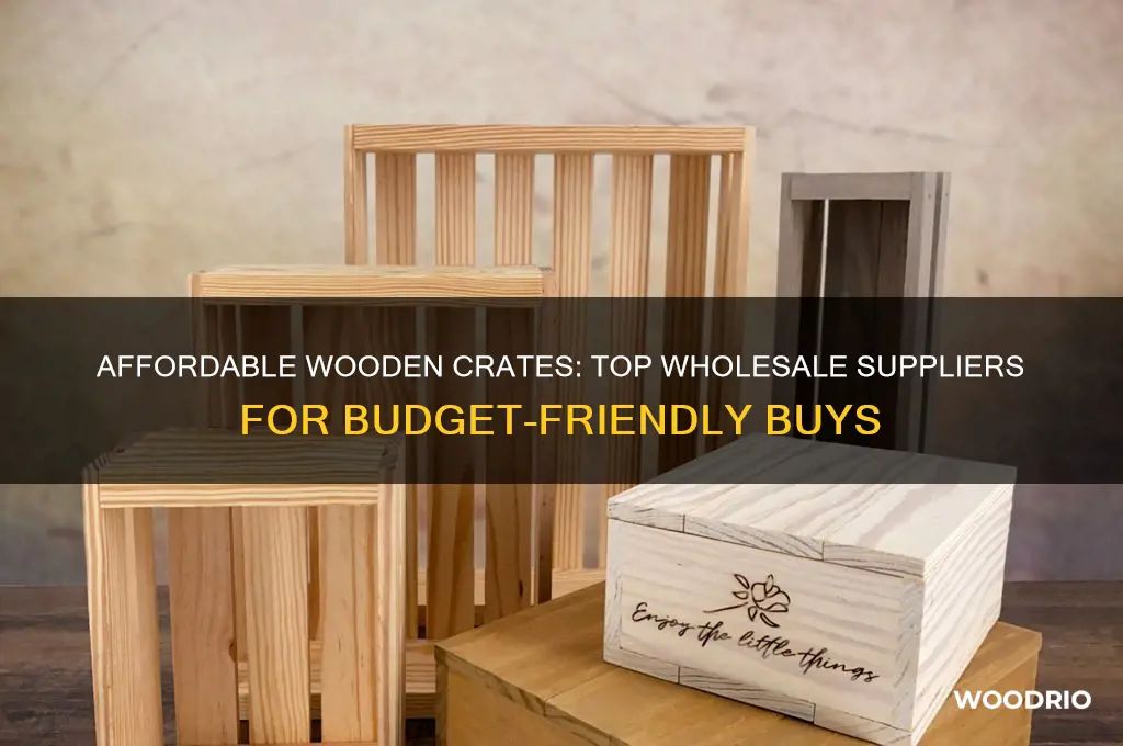 where to buy cheap wooden crates wholesale