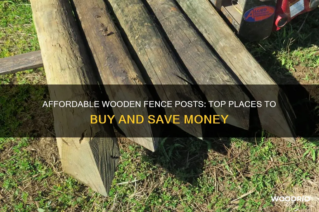 where to buy cheap wooden fence posts