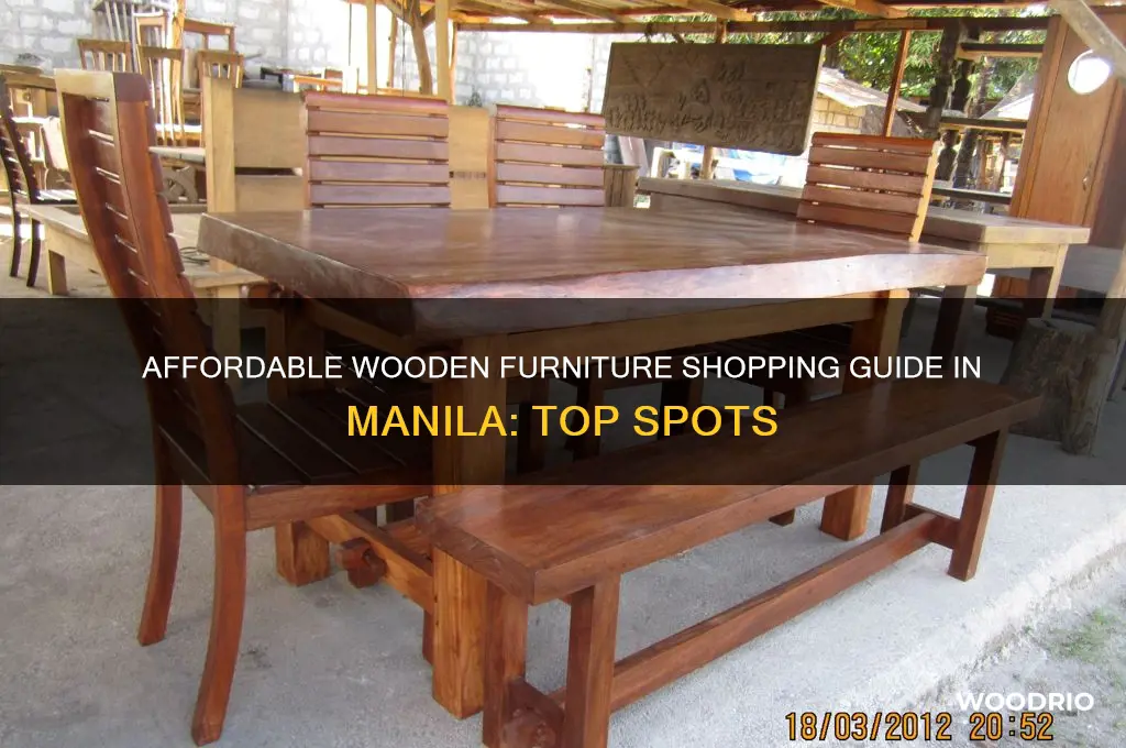 where to buy cheap wooden furniture in manila
