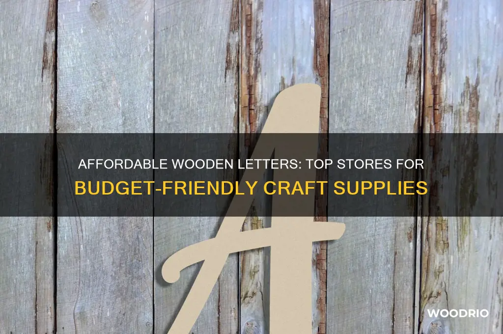 where to buy cheap wooden letters
