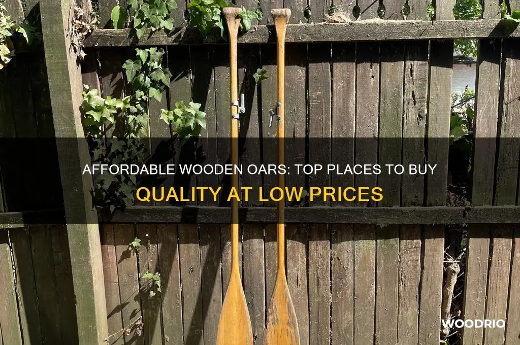 where to buy cheap wooden oars