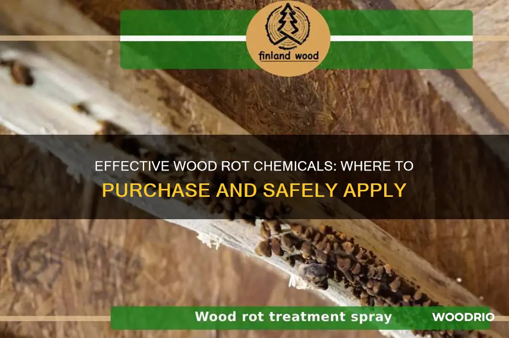 where to buy chemicals to rot wood
