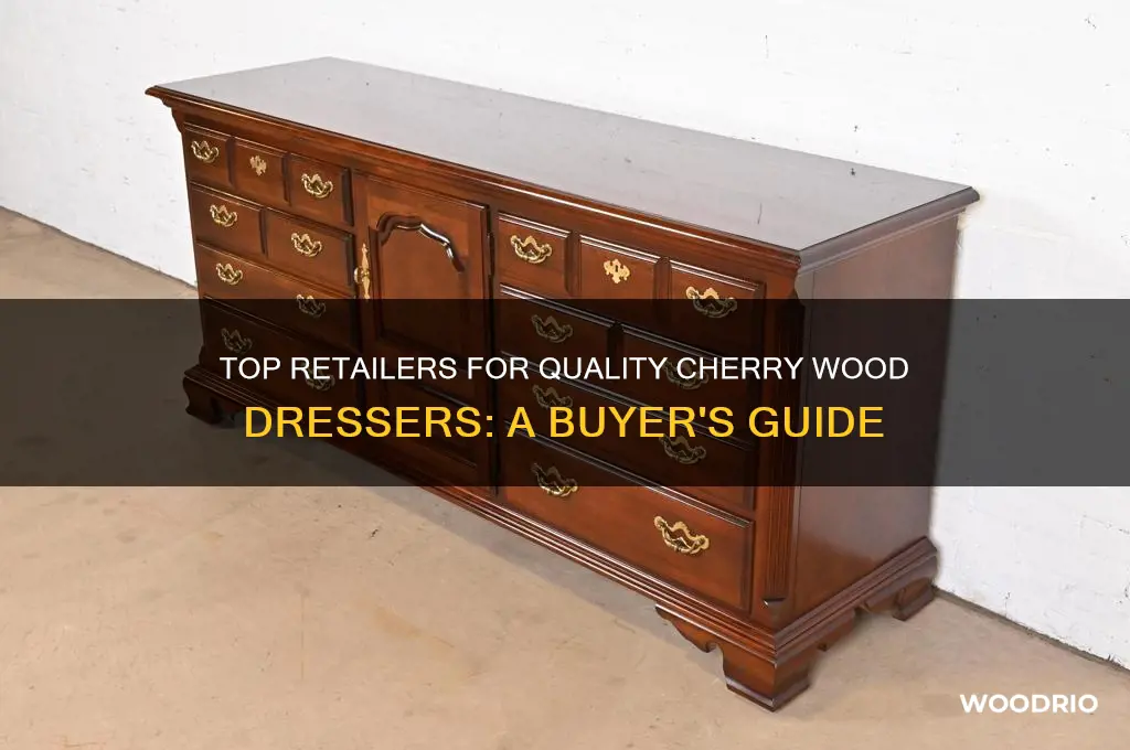 where to buy cherry wood dresser