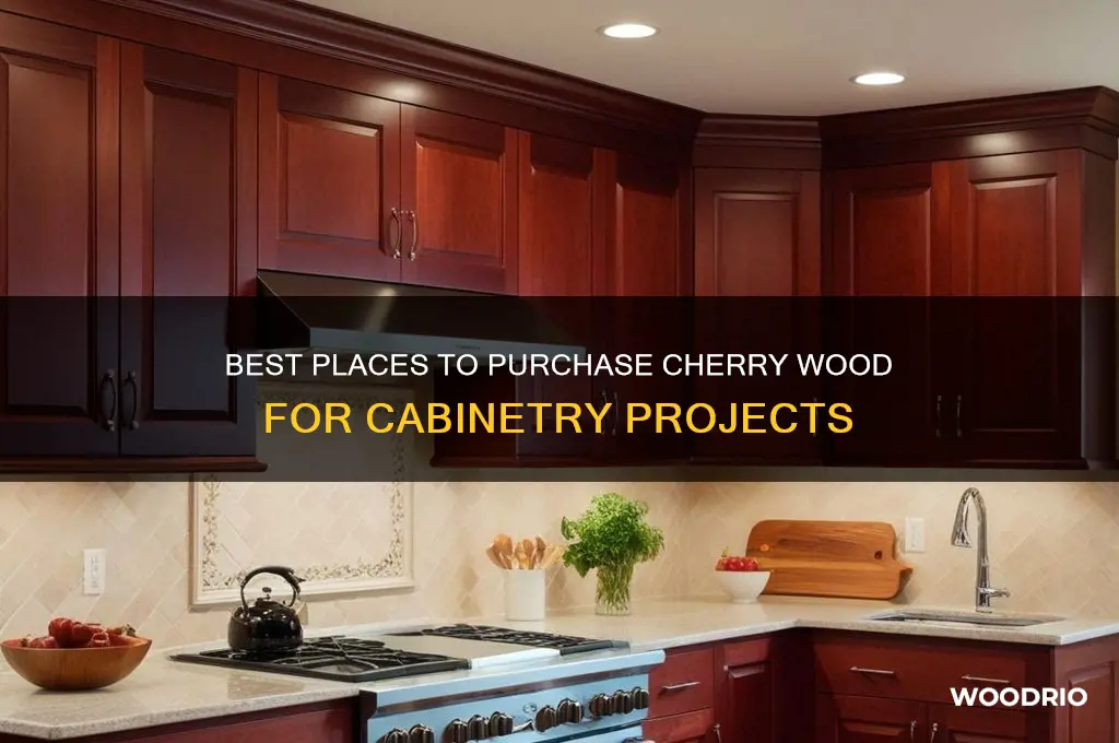 where to buy cherry wood for cabinets
