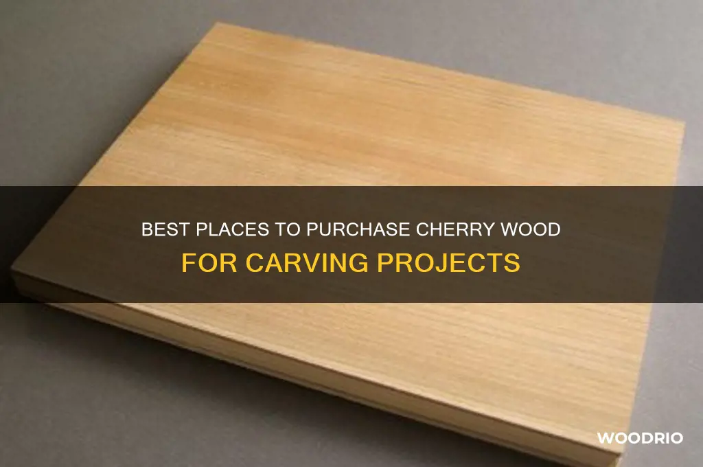 where to buy cherry wood for carving
