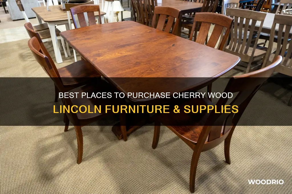 where to buy cherry wood lincoln