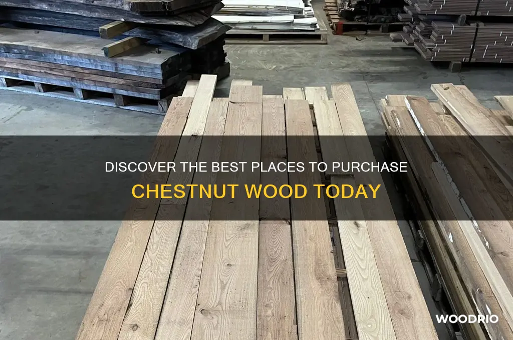 where to buy chestnut wood
