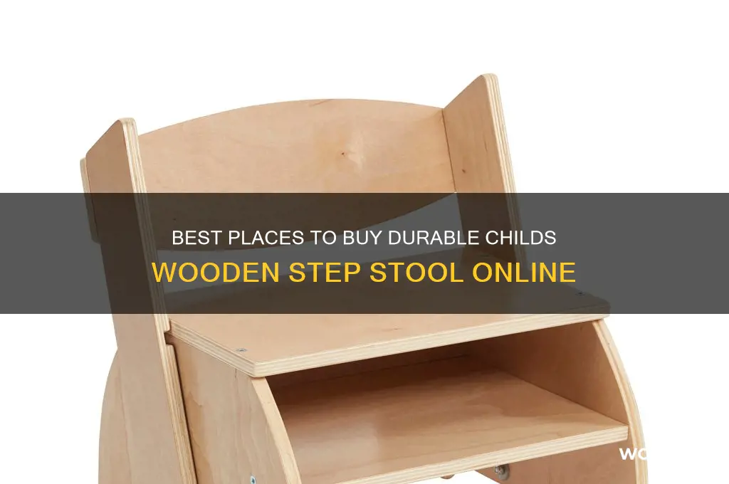 where to buy childs wooden step stool