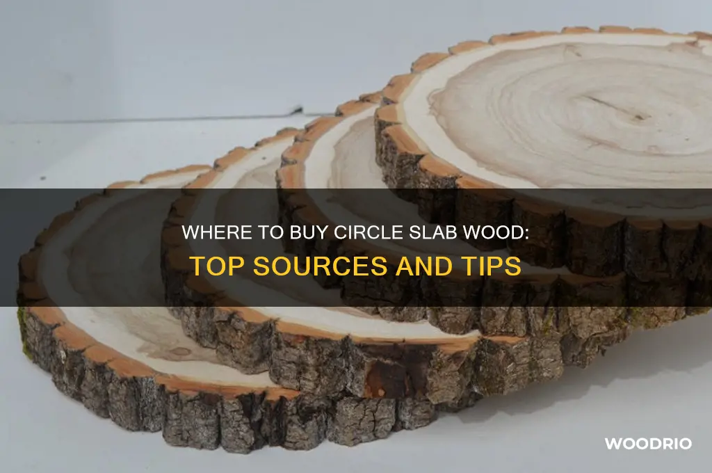 where to buy circle slab wood
