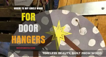 Best Places to Buy Circle Wood for DIY Door Hangers