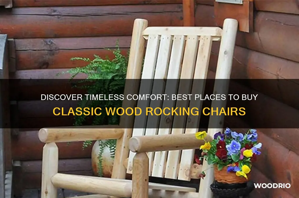 where to buy classic wood rocking chairs