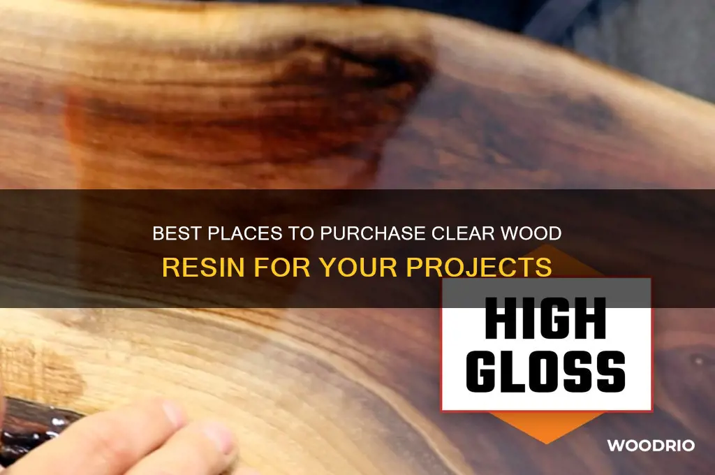 where to buy clear wood resin