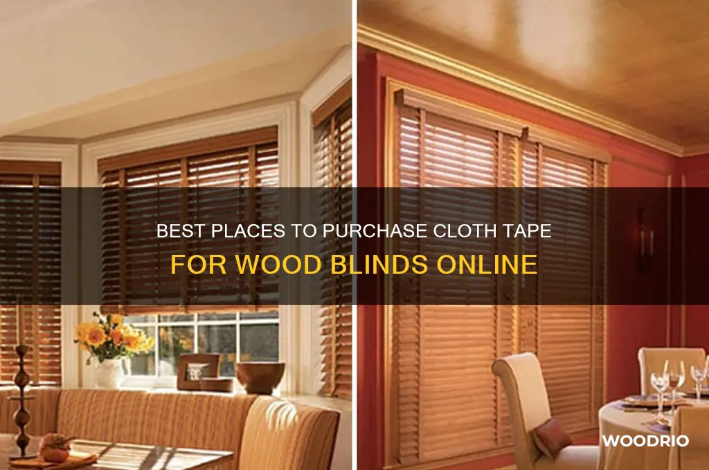 where to buy cloth tape for wood blinds