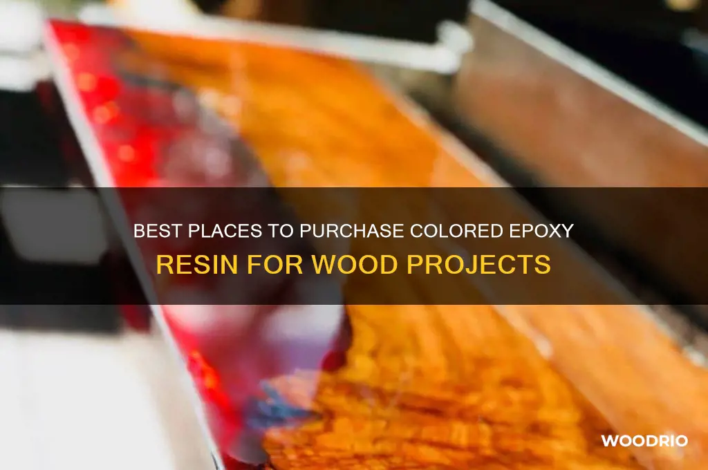 where to buy colored epoxy resin for wood