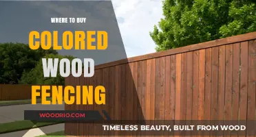 Top Sources for Purchasing Vibrant Colored Wood Fencing Options