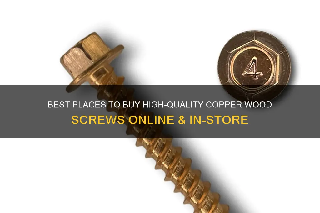 where to buy copper wood screws