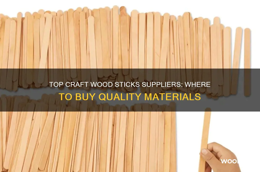 where to buy craft wood sticks