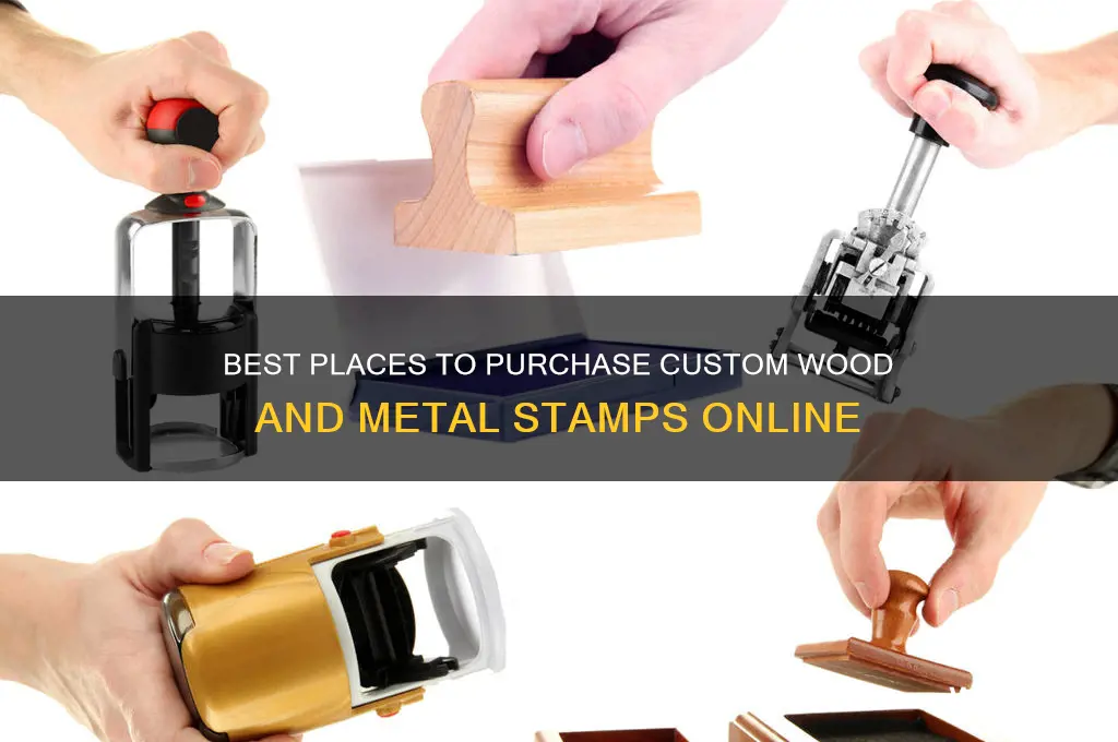 where to buy custom made wood metal stamps