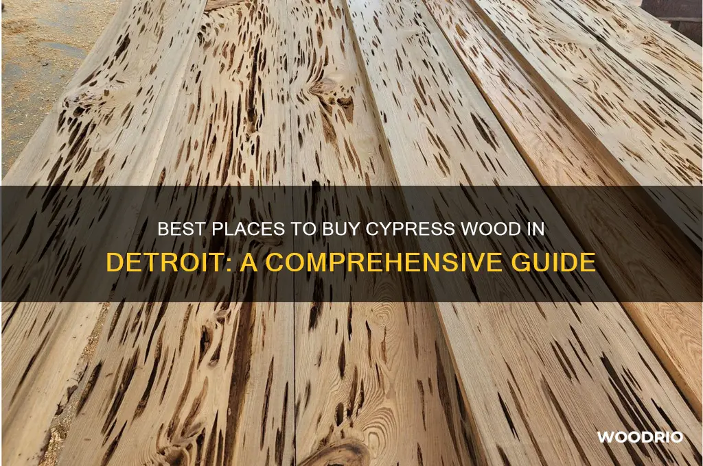 where to buy cypress wood in detroit
