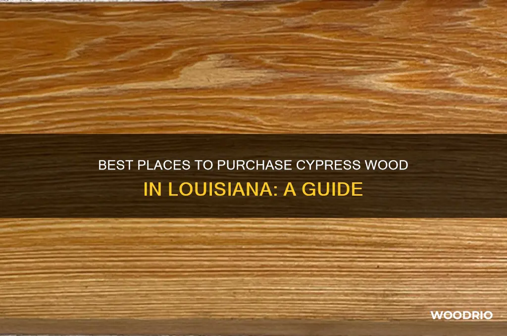 where to buy cypress wood in louisiana