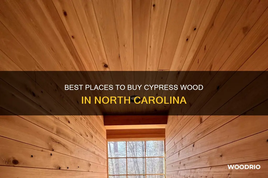 where to buy cypress wood in north carolina