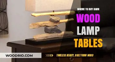 Elegant Dark Wood Lamp Tables: Top Retailers and Buying Guide