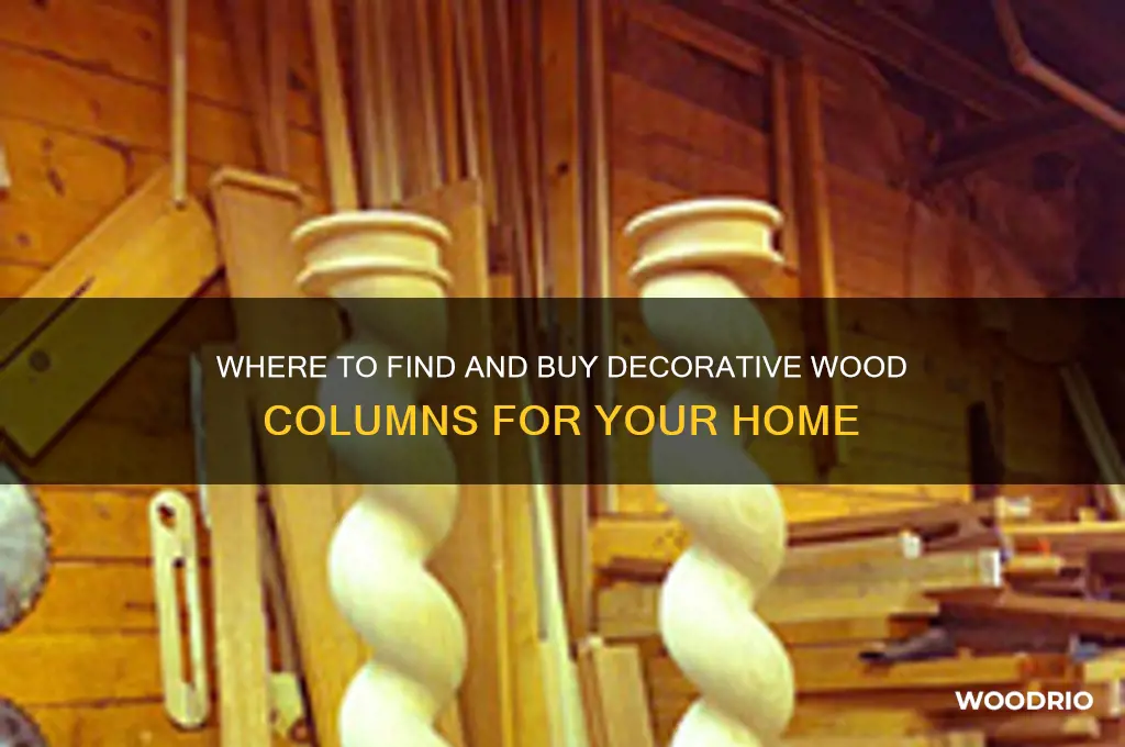 where to buy decorative wood columns
