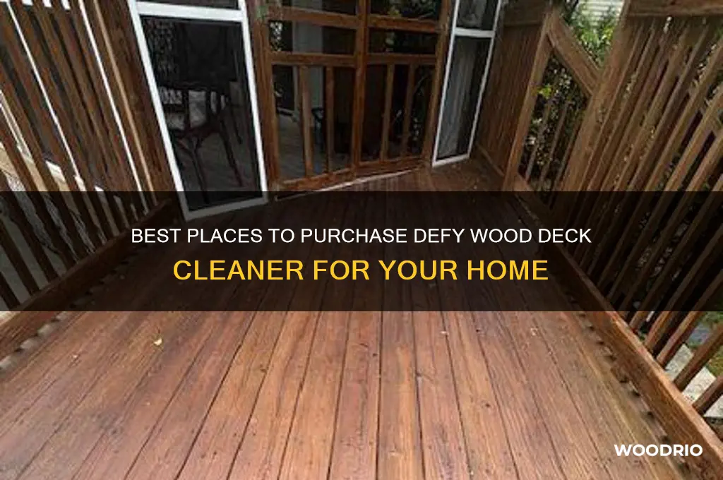 where to buy defy wood deck cleaner
