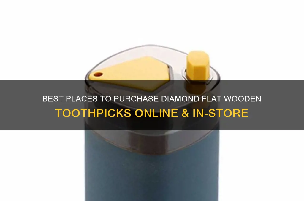 where to buy diamond flat wooden toothpicks